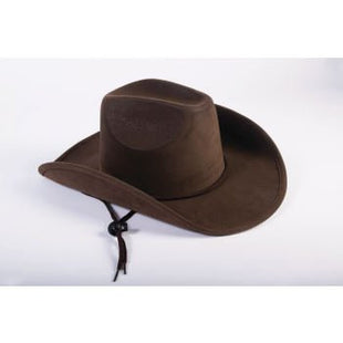 Brown Suede Cowboy Hat for Child - SKU:75502 - UPC:721773755026 - Party Expo