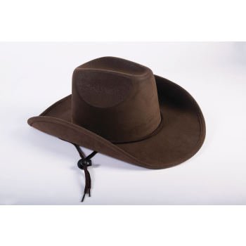 Brown Suede Cowboy Hat for Child - SKU:75502 - UPC:721773755026 - Party Expo