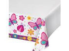 Butterfly Garden - Plastic Tablecover - SKU:331752- - UPC:039938503147 - Party Expo