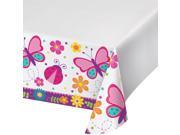 Butterfly Garden - Plastic Tablecover - SKU:331752- - UPC:039938503147 - Party Expo