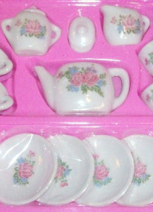 Ceramic Tea Set (13pcs) - SKU:TY-TEA13 - UPC:097138614407 - Party Expo