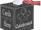 Chalkboard Card Box Holder - SKU:082972- - UPC:039938178345 - Party Expo
