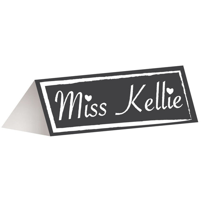 Chalkboard Placecards - SKU:164301 - UPC:039938178413 - Party Expo