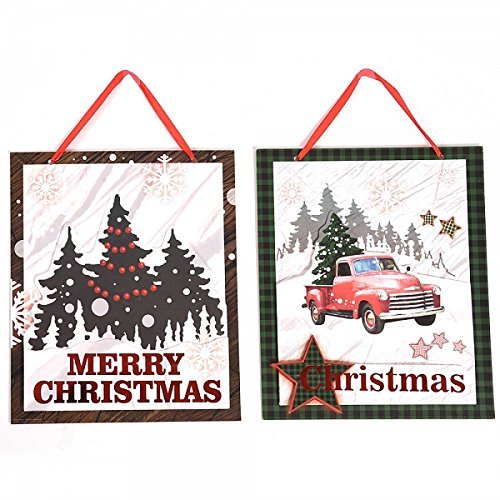Christmas 3D Cardboard Plaque with Pop Layer (1ct) - SKU:XO3144 - UPC:677916862864 - Party Expo