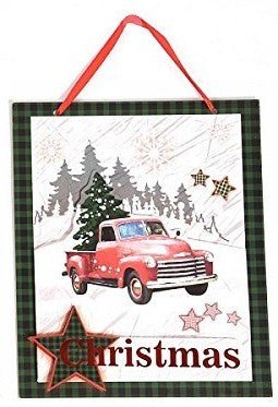 Christmas 3D Cardboard Plaque with Pop Layer (1ct) - SKU:XO3145 - UPC: - Party Expo