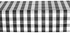 Classic Plaid Black - Big Block Plaid Tablecover - SKU: - UPC:654082669022 - Party Expo