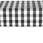 Classic Plaid Black - Big Block Plaid Tablecover - SKU: - UPC:654082669022 - Party Expo