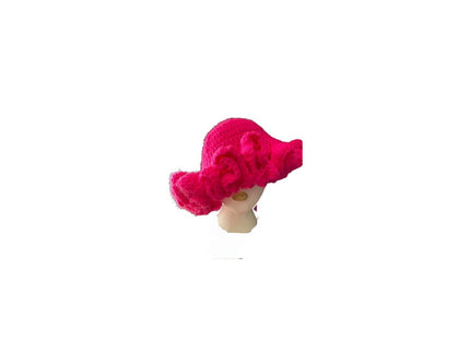 Crochet Ruffle Hat - SKU: - UPC: - Party Expo