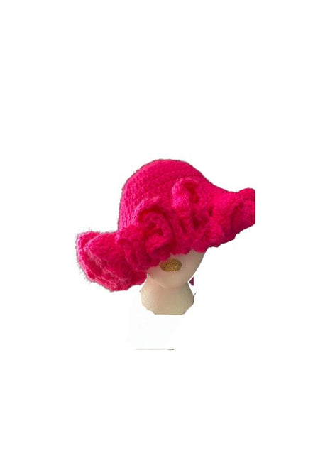 Crochet Ruffle Hat - SKU: - UPC: - Party Expo