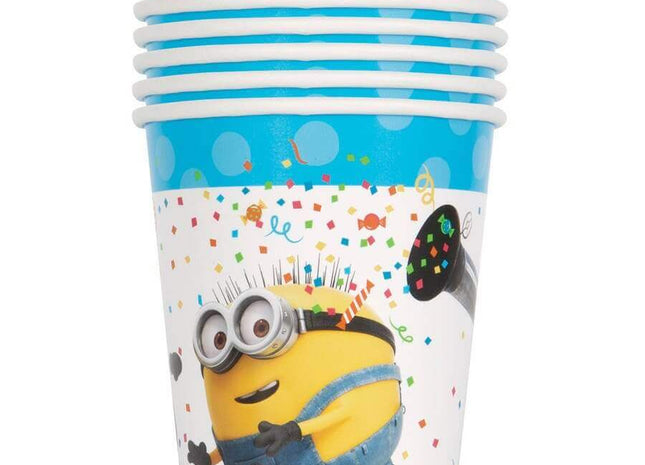 Despicable Me - 9oz Paper Cups (8ct) - SKU:59496 - UPC:011179594962 - Party Expo