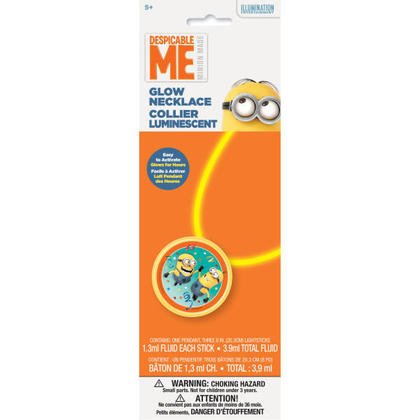 Despicable Me - Glow Necklace - SKU:66443 - UPC:011179664436 - Party Expo