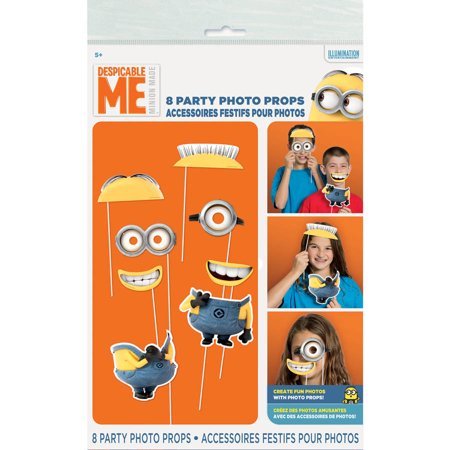 Despicable Me - Minions Photo Booth Props - SKU:44198 - UPC:011179441983 - Party Expo