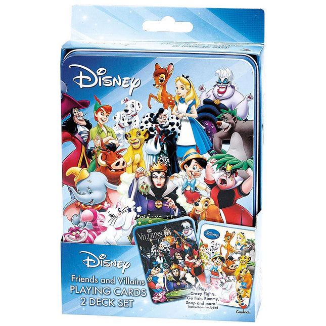 Disney Villains Playing Card Deck - SKU:1045016-D - UPC:047754104059 - Party Expo