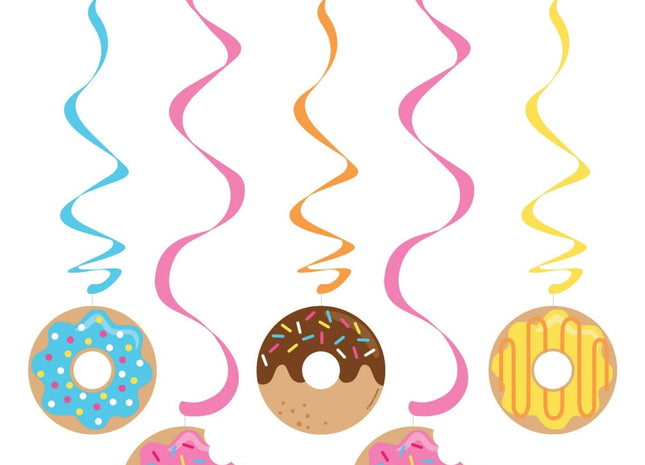 Donut Time - Assorted Color Dizzy Danglers - SKU:324238 - UPC:039938412685 - Party Expo