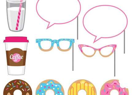 Donut Time - Photo Booth Props - SKU:324239 - UPC:039938412692 - Party Expo