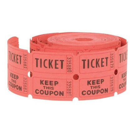 Double Ticket Roll Asst 500Ct - SKU:90687 - UPC:011179906871 - Party Expo