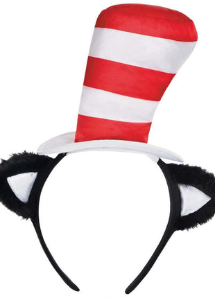 Dr. Seuss - Satin "Cat in the Hat" Headband - SKU:3903568 - UPC:192937424636 - Party Expo