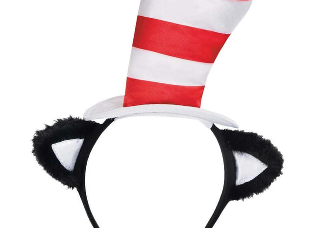 Dr. Seuss - Satin "Cat in the Hat" Headband - SKU:3903568 - UPC:192937424636 - Party Expo