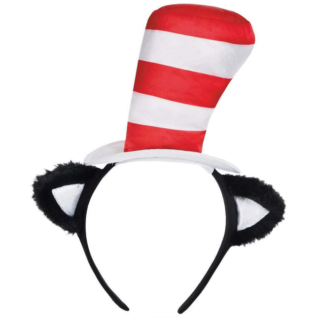 Dr. Seuss - Satin "Cat in the Hat" Headband - SKU:3903568 - UPC:192937424636 - Party Expo