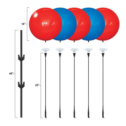 DuraBalloon Cluster - 18" Plastic Balloons (FOR RENTAL ONLY) Party Expo  
