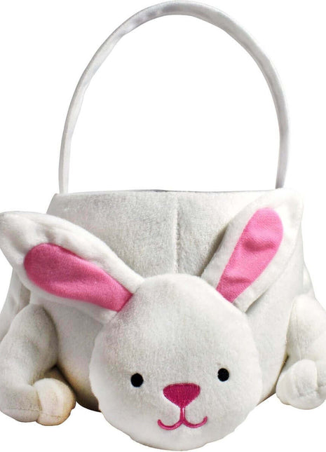 Easter Basket Bunny Plush - SKU: - UPC:849207042426 - Party Expo