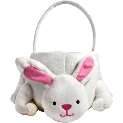 Easter Basket Bunny Plush - SKU: - UPC:849207042426 - Party Expo