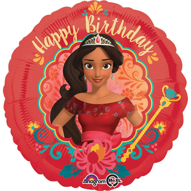 Elena of Avalor - 18" Happy Birthday Mylar Balloon #39 - SKU:84648 - UPC:026635332019 - Party Expo