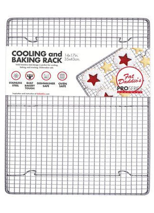 Fat Daddio's - Stainless Steel Cooling & Baking Rack - SKU:CR-1417 - UPC:811657040772 - Party Expo