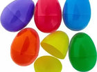Fillable Jumbo 3 in. Plastic Eggs Multi Colored 6 count - SKU: - UPC:073954900610 - Party Expo