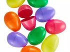 Fillable Plastic Eggs Multi Colored 10 count - SKU: - UPC:073954900054 - Party Expo