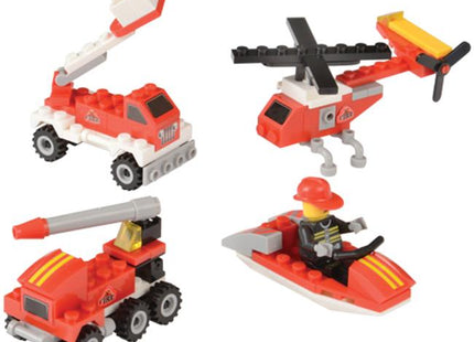 Fire Rescue Building Block Set (25-32pcs) - SKU:MX523 - UPC:049392293041 - Party Expo