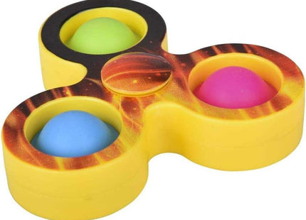 Flame Bubble Popper Spinner (1ct) - SKU:TYBPSFL - UPC:097138936950 - Party Expo