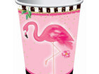 Flamingo Cups 9oz. - 8 pieces - SKU:85350 - UPC:721773853500 - Party Expo