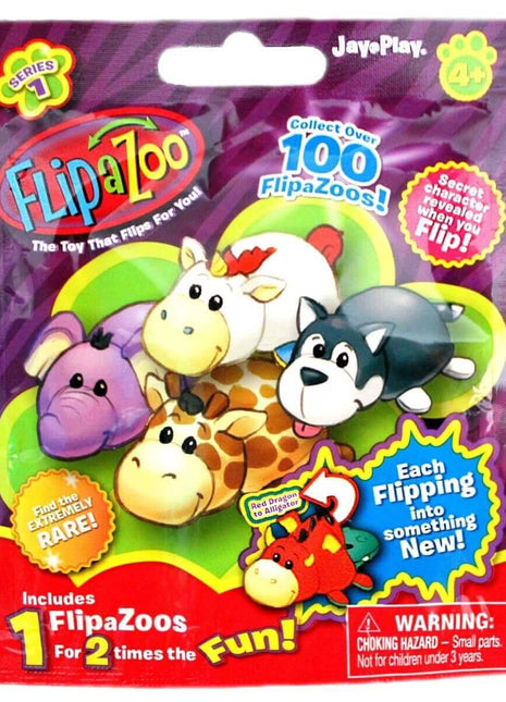 Flip A Zoo Mini Figure - SKU:769 - UPC:815824027696 - Party Expo