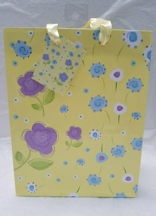 Floral Fashion Gift Bag - SKU:64306 - UPC:011179643066 - Party Expo