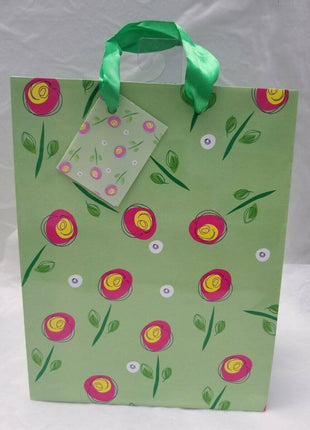 Floral Fashion Gift Bag - SKU:64306 - UPC:011179643066 - Party Expo