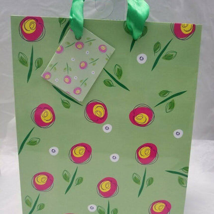 Floral Fashion Gift Bag - SKU:64306 - UPC:011179643066 - Party Expo