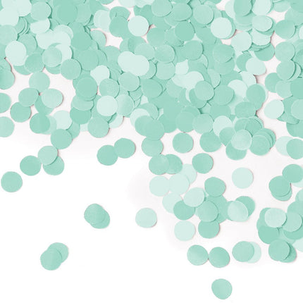 Fresh Mint Green Tissue Confetti - SKU:331831 - UPC:039938504144 - Party Expo