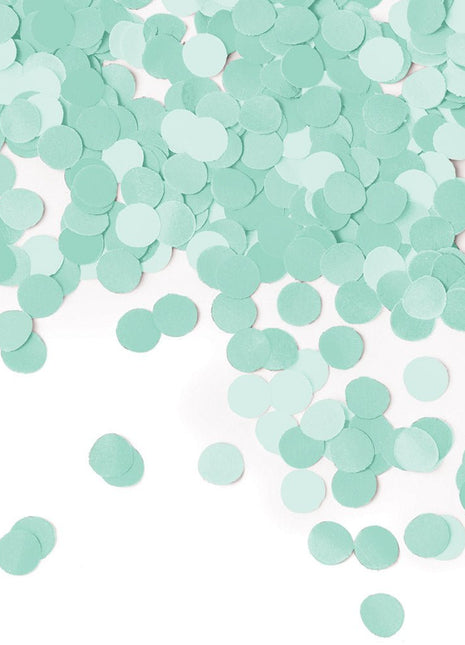 Fresh Mint Green Tissue Confetti - SKU:331831 - UPC:039938504144 - Party Expo