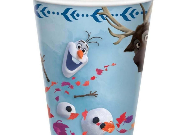 Frozen - 9oz Paper Cups (8ct) - SKU:582087 - UPC:192937085516 - Party Expo