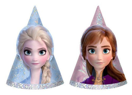 Frozen - Mini Cone Party Hats (8ct) - SKU:252087 - UPC:192937095744 - Party Expo