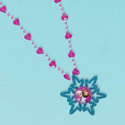 Frozen - Snowflake Beaded Necklace - SKU:395370 - UPC:013051533588 - Party Expo