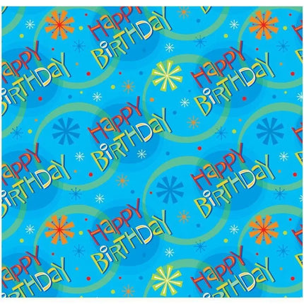 Gift Wrap Roll Stellar Birthday - Party Expo