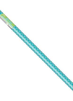 Gift Wrap Roll Teal Quarterfoil - SKU:43291 - UPC:011179432912 - Party Expo