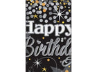 Glittering Birthday - Plastic Tablecover - SKU:58273 - UPC:011179582730 - Party Expo