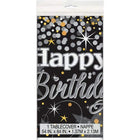 Glittering Birthday - Plastic Tablecover - SKU:58273 - UPC:011179582730 - Party Expo