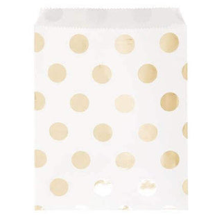 Gold Dot Treat Bag - SKU:62881 - UPC:011179628810 - Party Expo