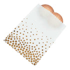 Gold Foil Polka Dot Treat Bags (10ct) - SKU: - UPC:889070858816 - Party Expo