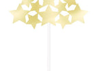 Gold Foil Stars Cake Topper - SKU:72417 - UPC:011179724178 - Party Expo