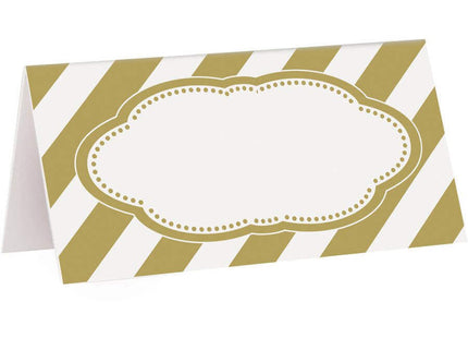 Gold Place Card - SKU:49593 - UPC:011179495931 - Party Expo